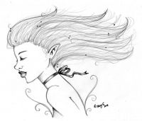 Windblown Hair